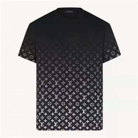 lv shirt black and white.